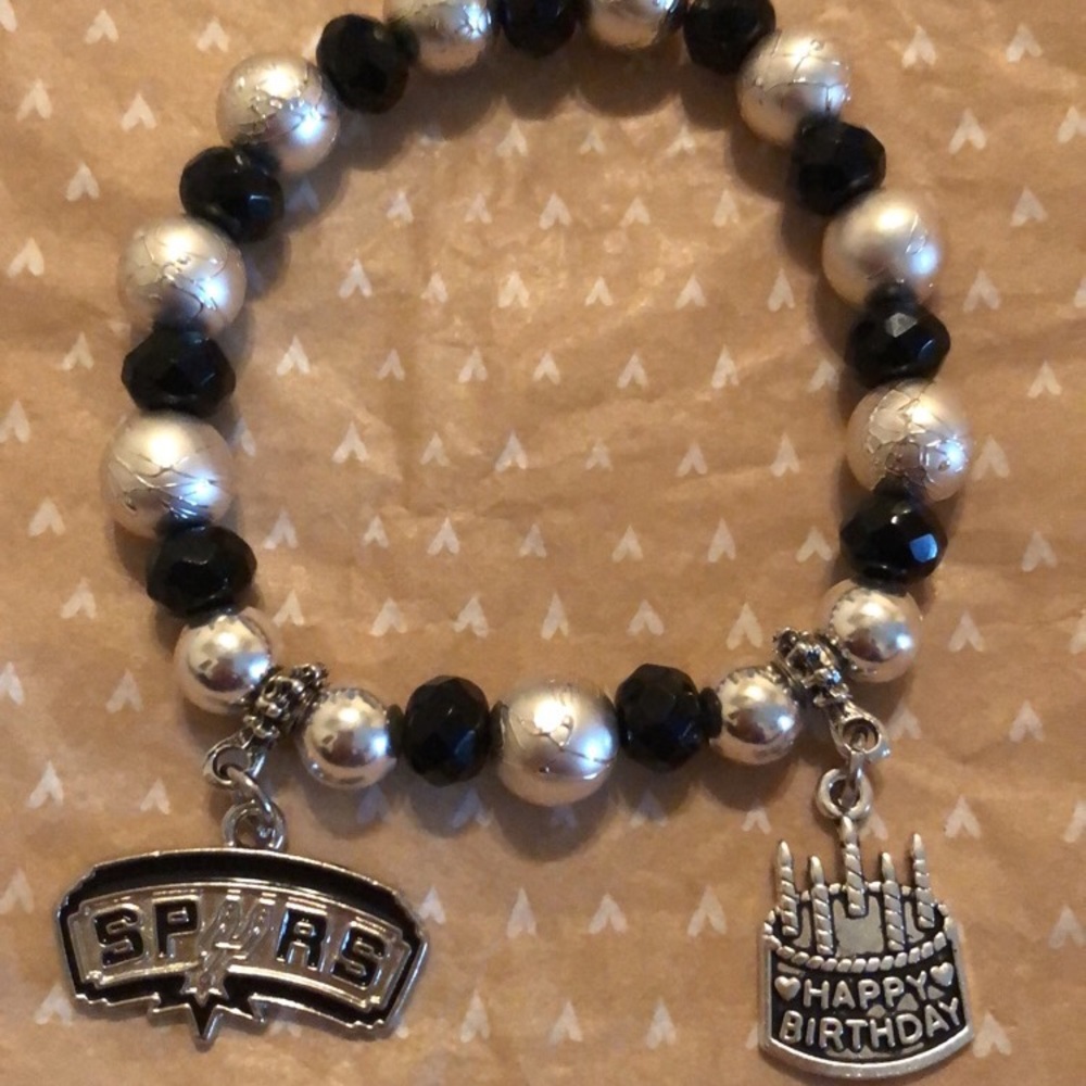 Spurs happy birthday Bracelet